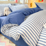 Striped Bedding Set / Green