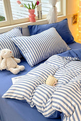 Striped Bedding Set / Green