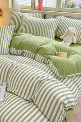 Striped Bedding Set / Orange