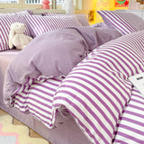 Striped Bedding Set / Orange