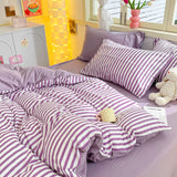 Striped Bedding Set / Orange