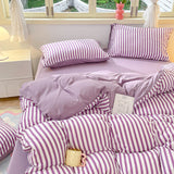 Striped Bedding Set / Green