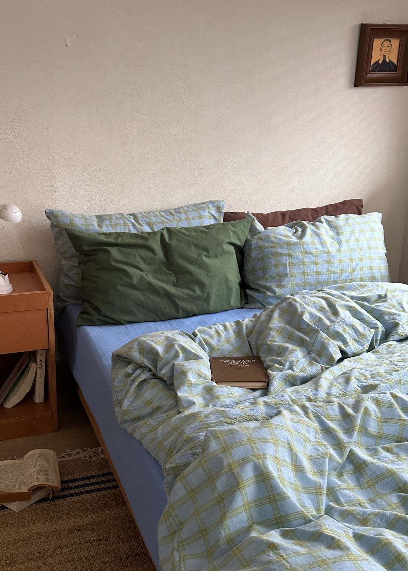 Birch Gingham Washed Cotton Bedding Bundle