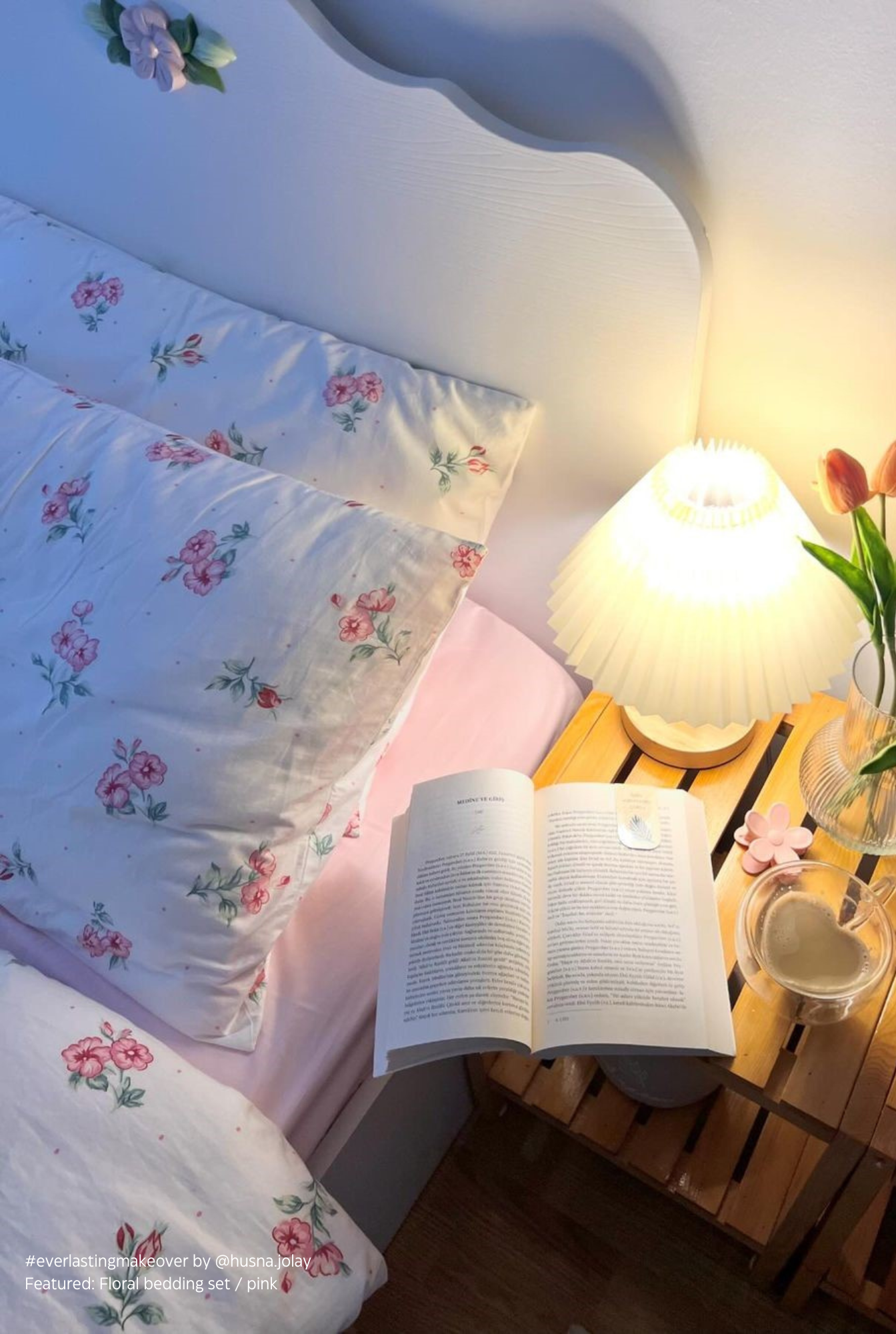 Floral Bedding Set / Blue