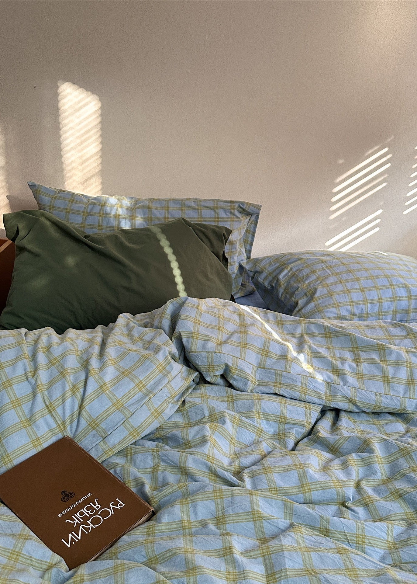 Birch Gingham Washed Cotton Bedding Bundle