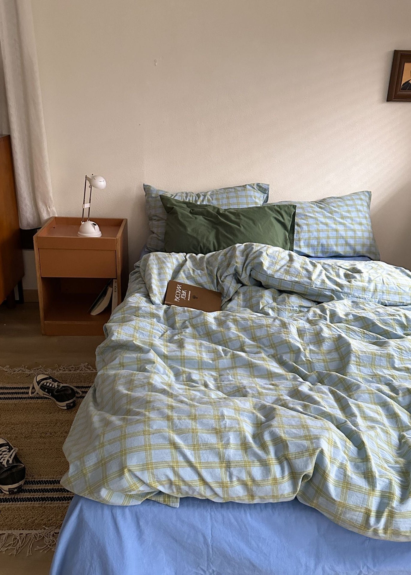 Birch Gingham Washed Cotton Bedding Bundle