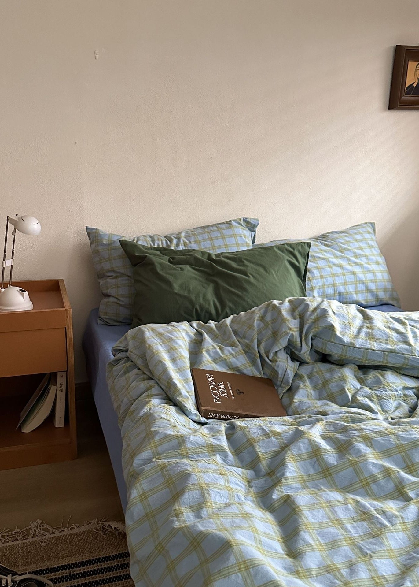 Birch Gingham Washed Cotton Bedding Bundle