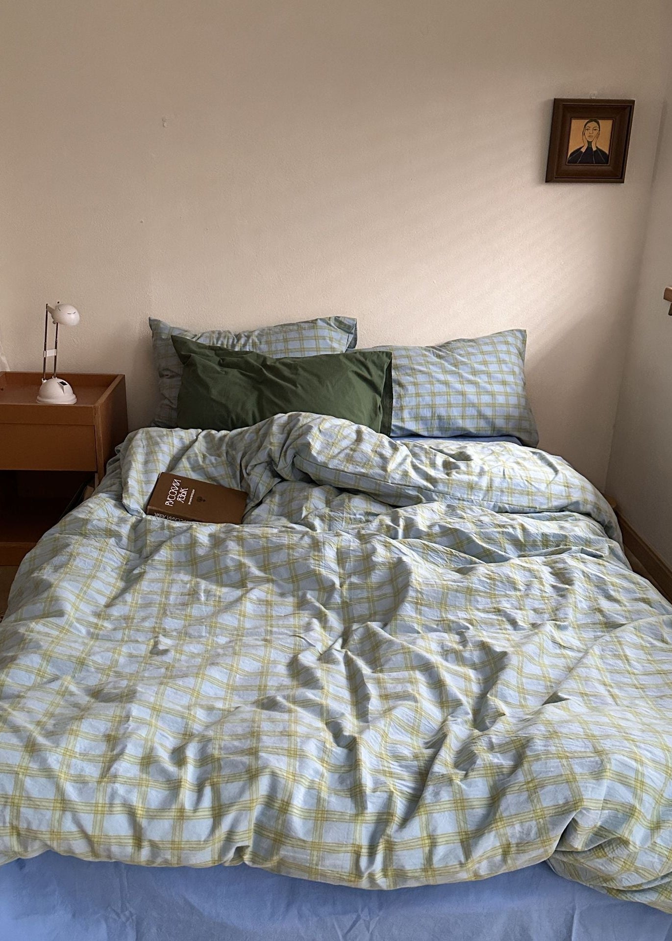 Birch Gingham Washed Cotton Bedding Bundle