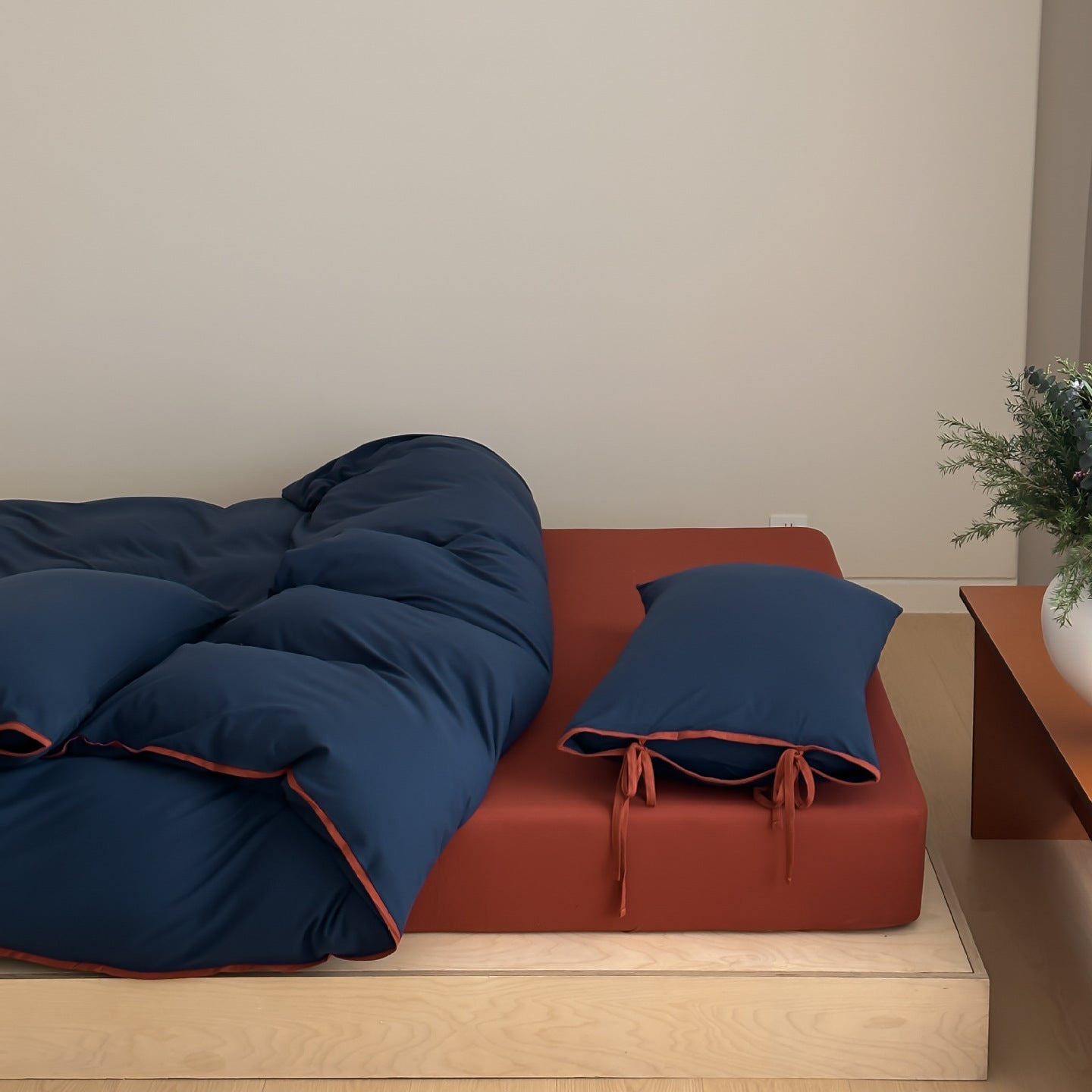 Brianna Knitted Cotton Duvet Cover (3 Shades)