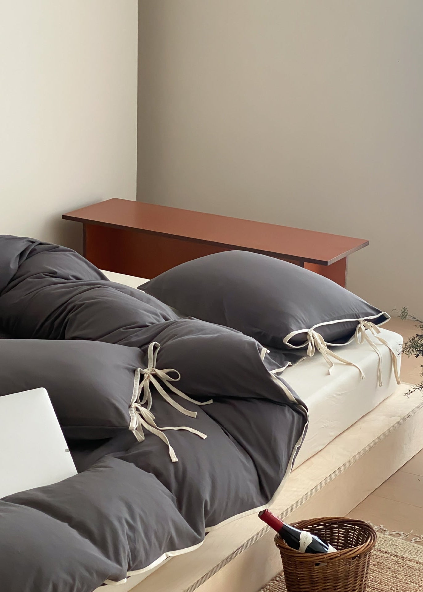 Brianna Knitted Cotton Duvet Cover (3 Shades)