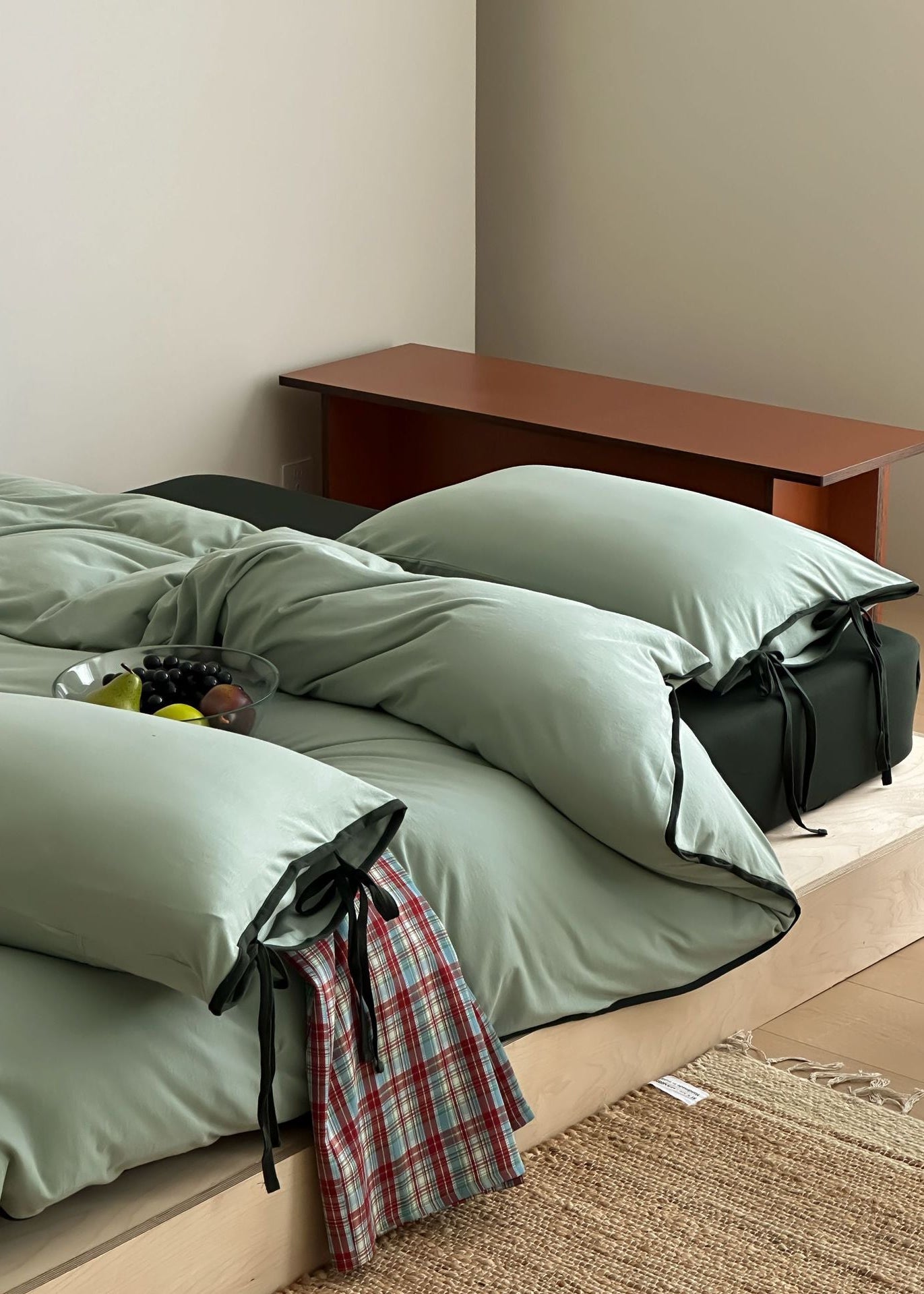 Brianna Knitted Cotton Duvet Cover (3 Shades)