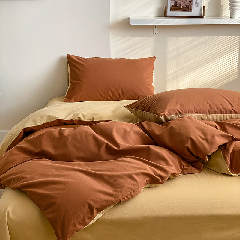 Duo Bedding Set / Orange