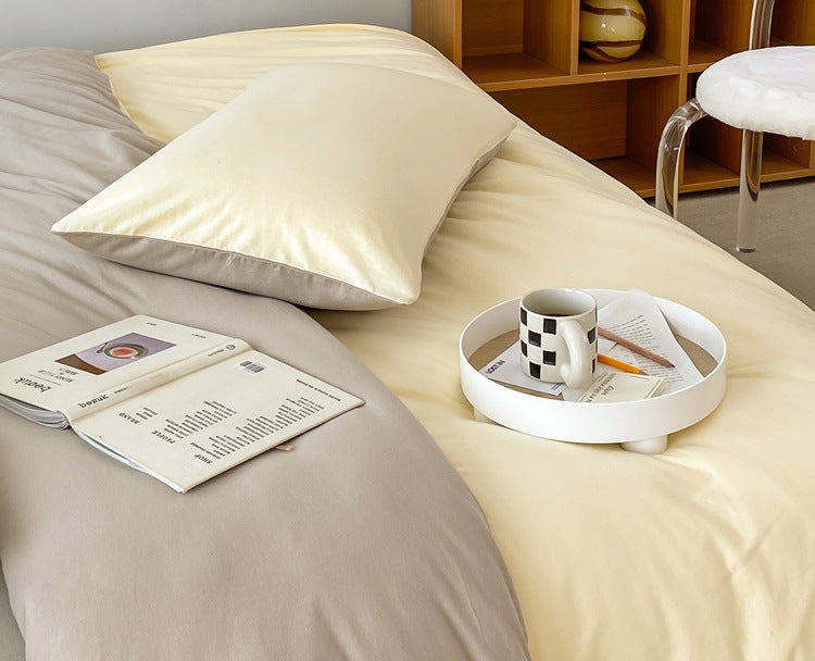 Duo Earth Tone Jersey Knit Bedding Bundle