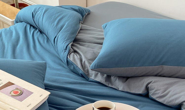 Duo Earth Tone Jersey Knit Bedding Bundle