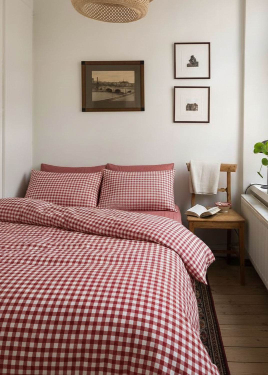 Gingham Small Room Duvet Cover / (2 Colors)