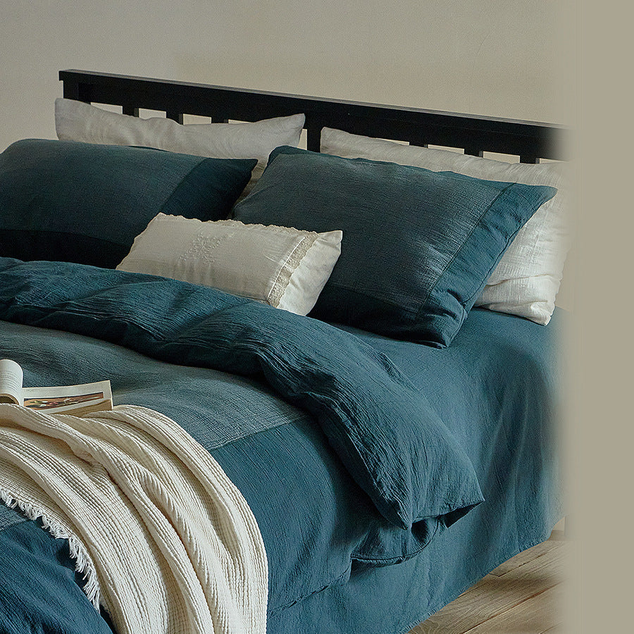 Harrison Double Gauze Bedding Set / Blue