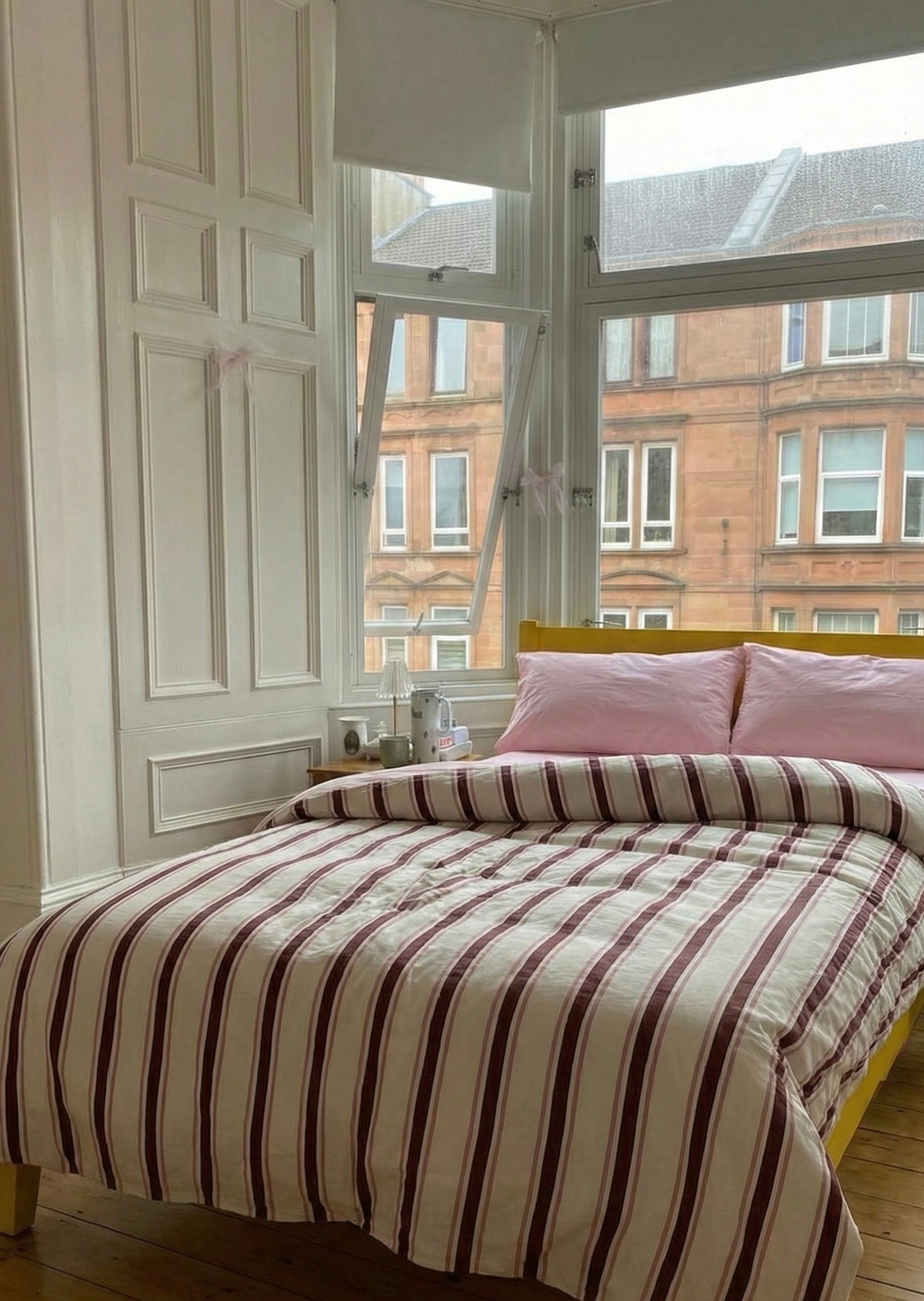 Cozy Washed Cotton Striped Small Room Duvet Cover