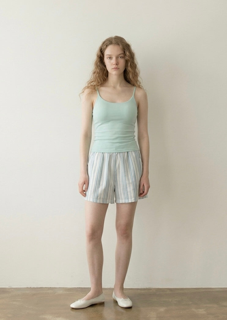 Nerelle Sleeveless & Shorts Pajama Set / Blue