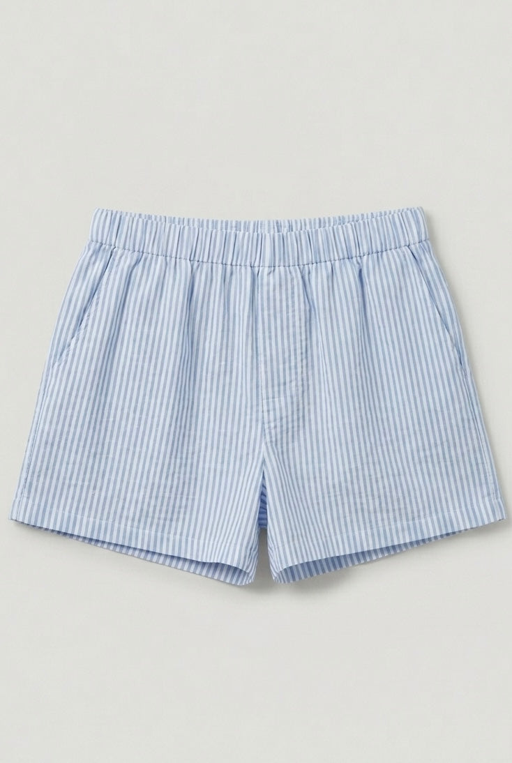 Nerelle Sleeveless & Shorts Pajama Set / Blue