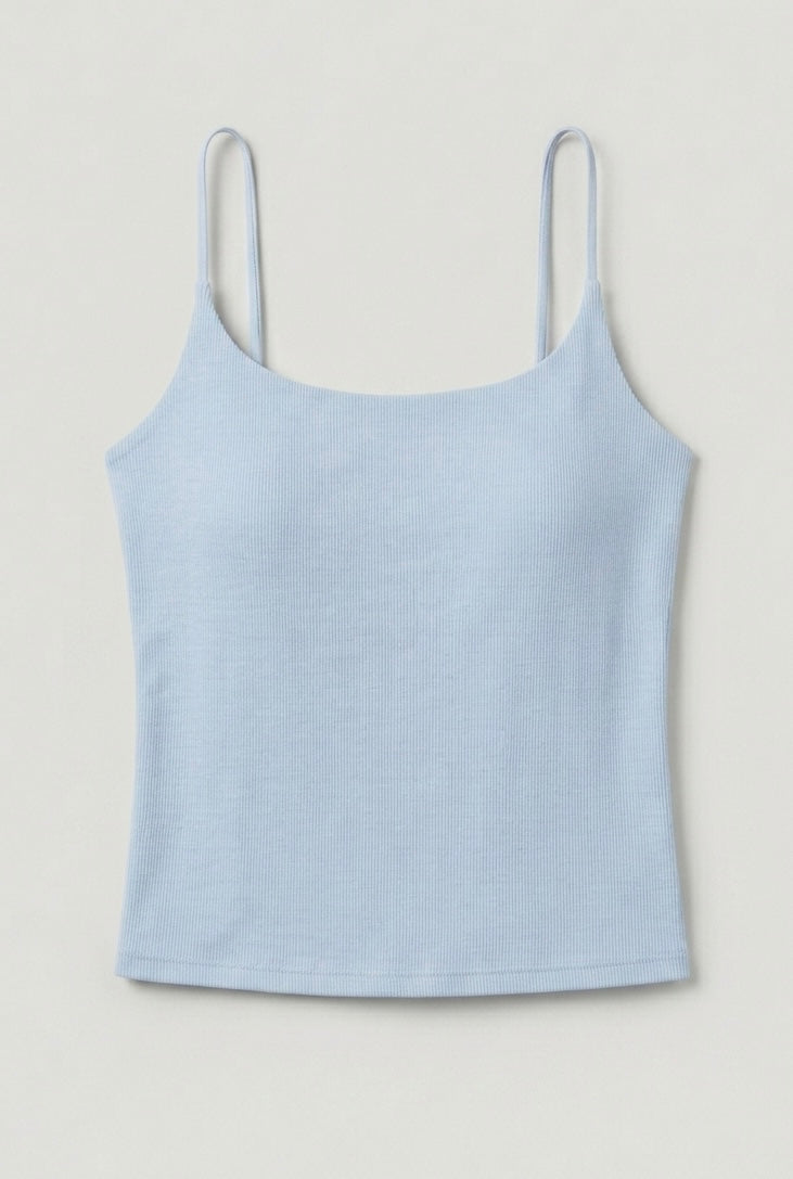 Nerelle Sleeveless & Shorts Pajama Set / Blue