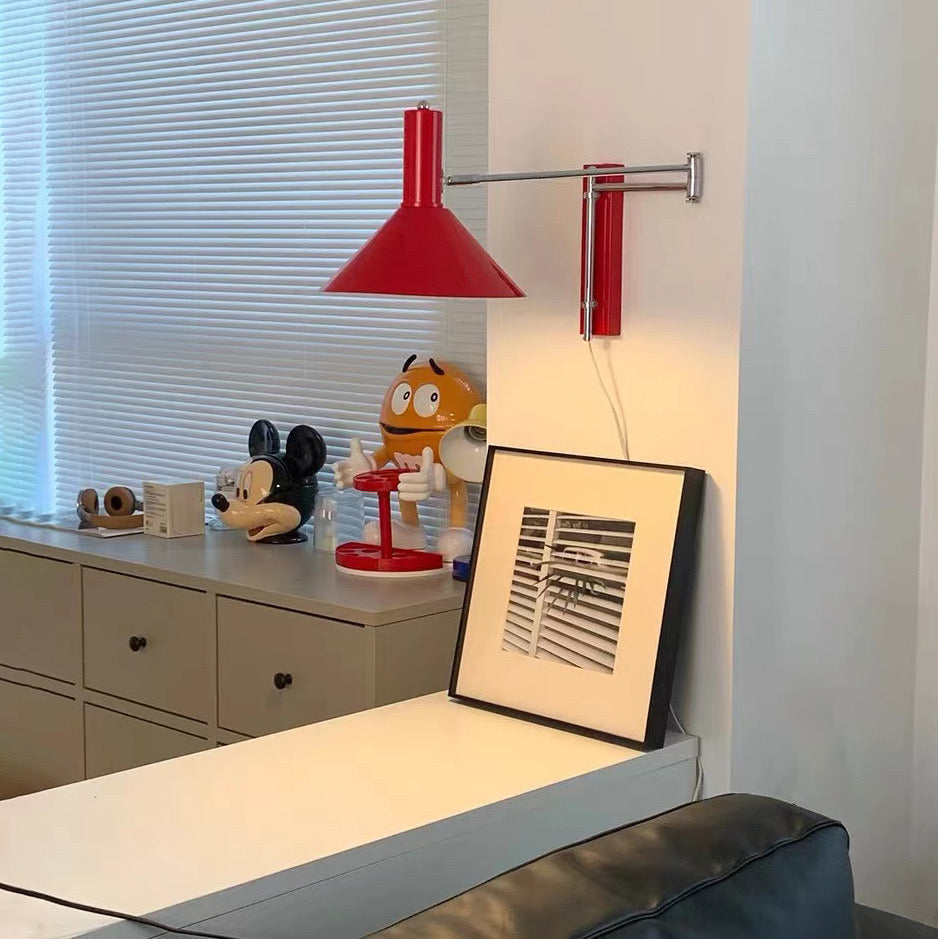 Minimalistic Foldable Steel Light Red