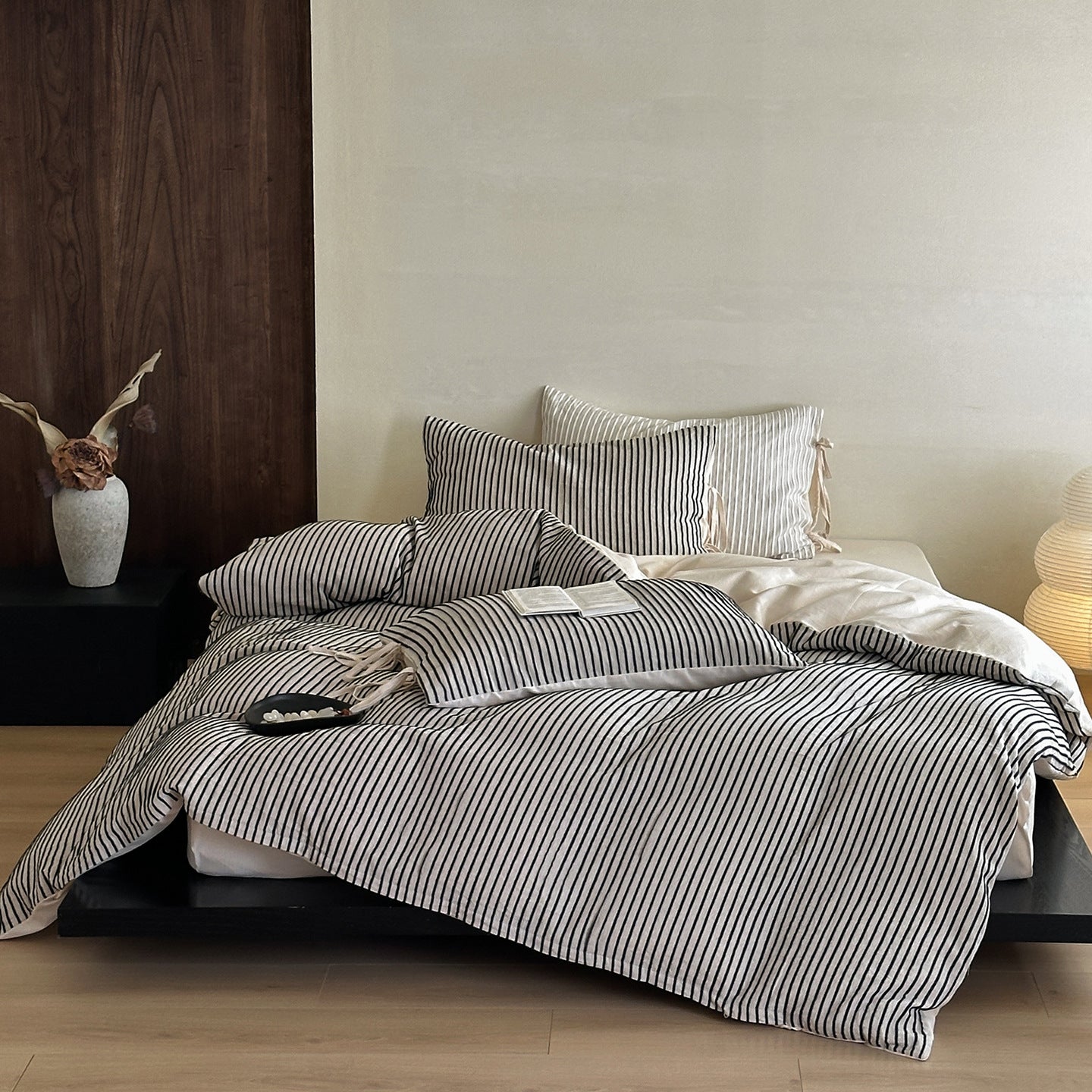 Marina Striped Bedding Set / Beige