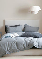 Joce Striped Bedding Set / Blue