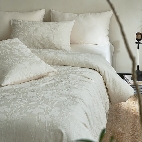 Elin Tencel Silky Jacquard Bedding Set / Garden