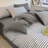 Coastal Washed Cotton Striped Bedding Bundle