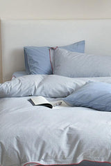 Joce Striped Bedding Set / Gray