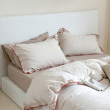 Joce Striped Bedding Set / Beige