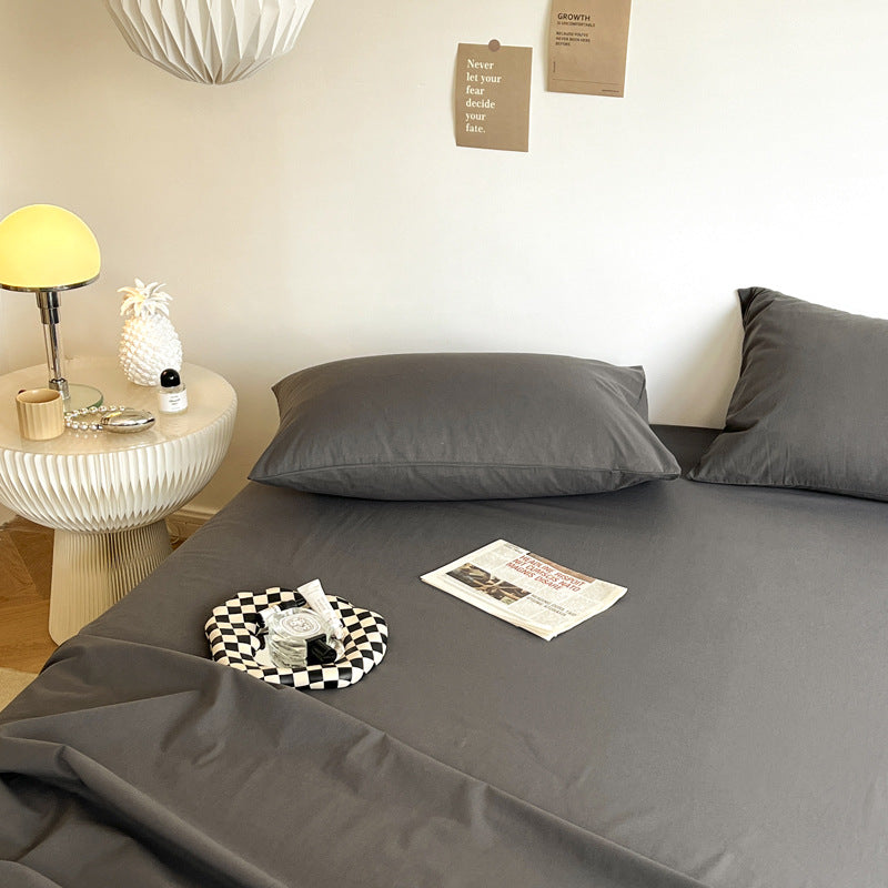 Washed Cotton Pillowchases (12 Colors) Charcoal Pillowcases