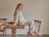 Sweet Lace Ruffle Nightgown Pajama Dress