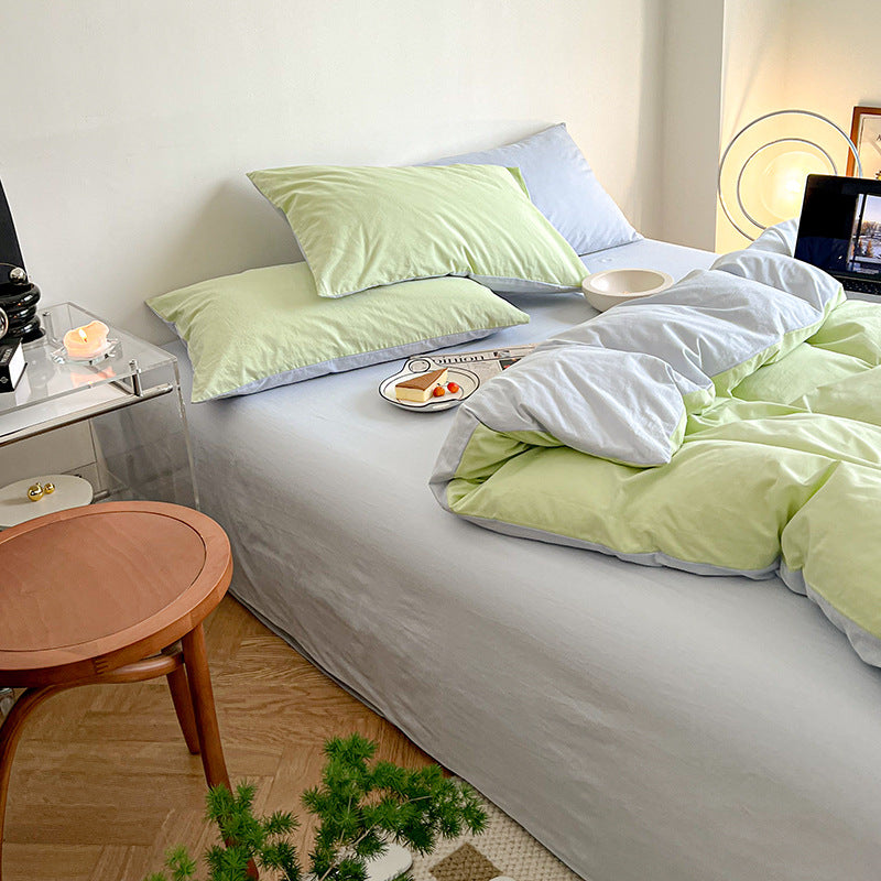 Pastel Duo Bedding Set / Yellow + Pink