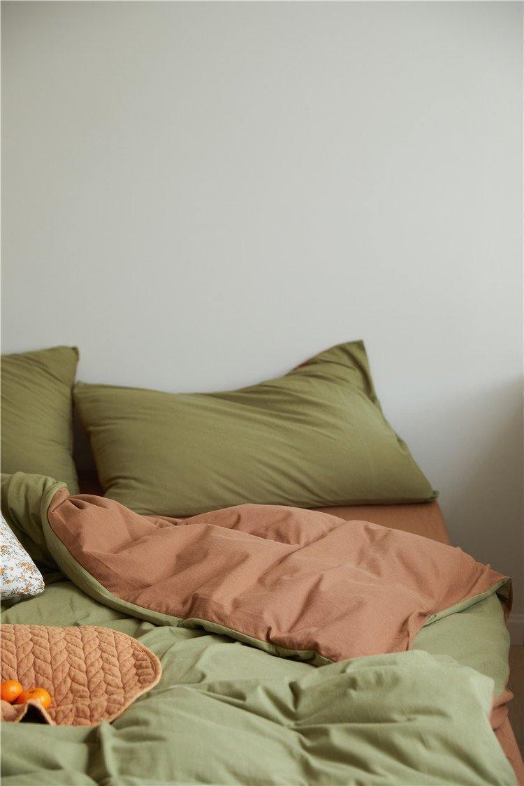 Duo Bedding Set / Orange - Best Stylish Bedding - Ever Lasting