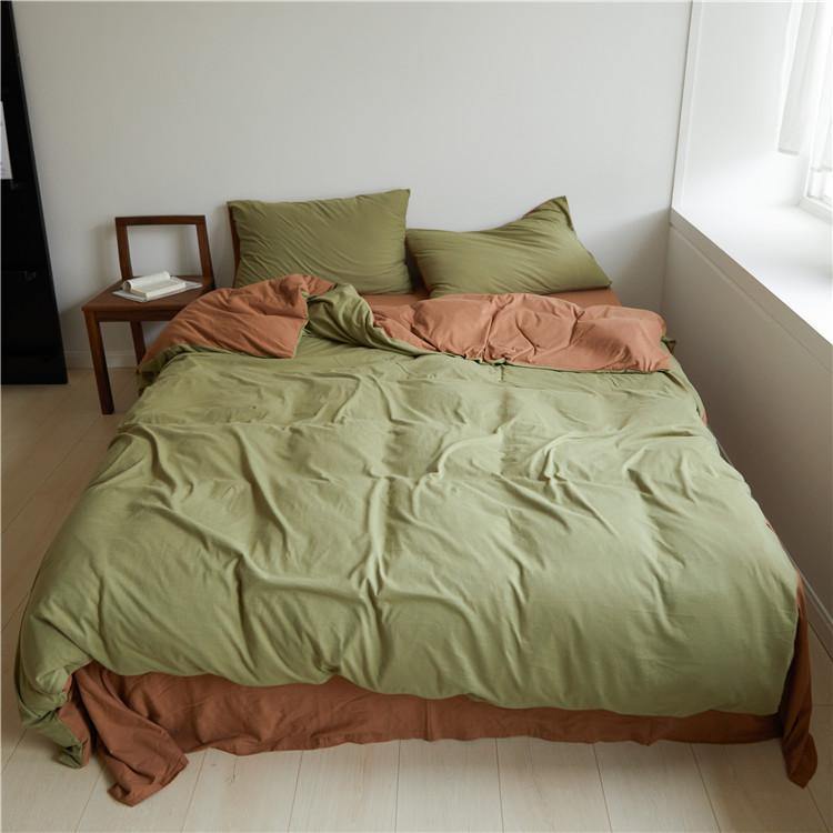 Duo Bedding Set / Orange - Best Stylish Bedding - Ever Lasting