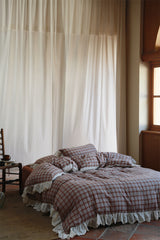 Beau Dark Academia Vintage Ruffle Bedding Bundle