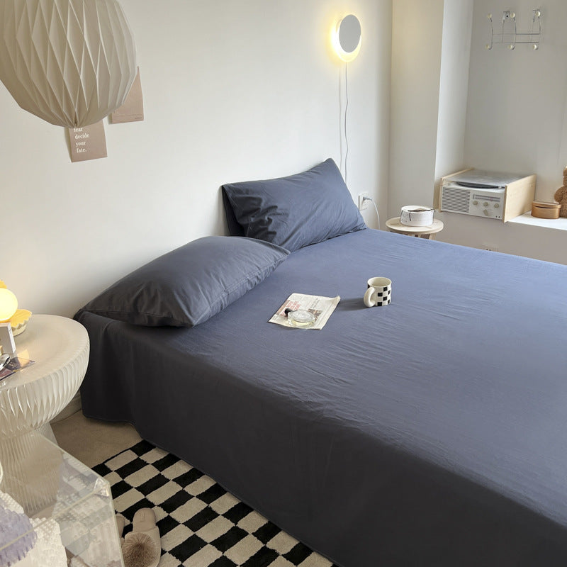 Washed Cotton Pillowchases (12 Colors) Dark Blue Pillowcases