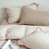 Joce Striped Bedding Set / Beige