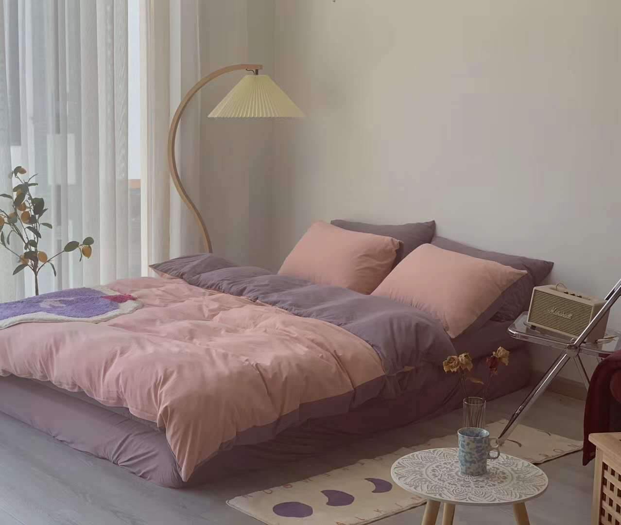 Duo Bedding Set / Orange - Best Stylish Bedding - Ever Lasting