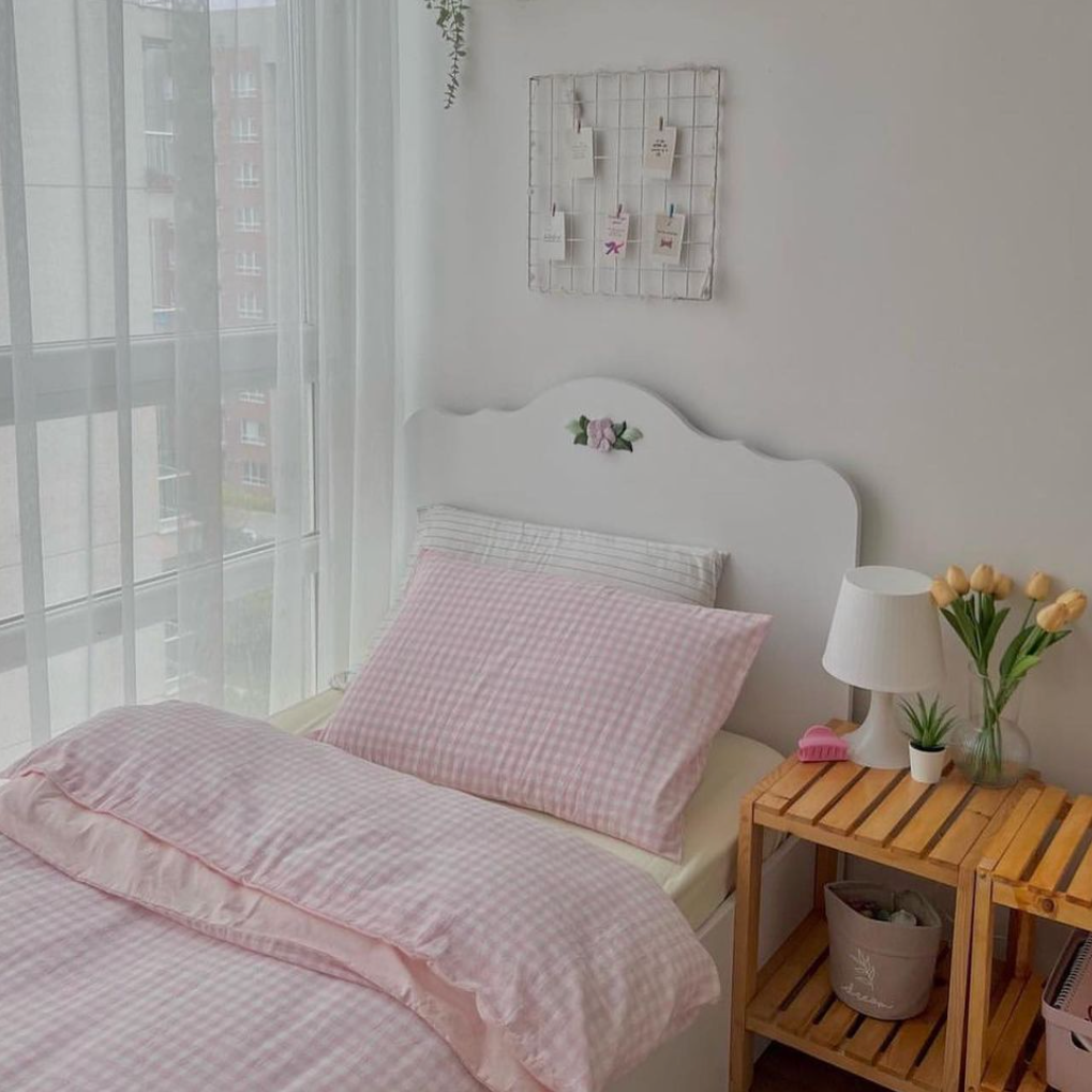 Mixed Gingham Duvet Cover (4 Colors)