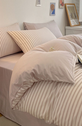 Coastal Washed Cotton Striped Duvet Cover & Pillowcases