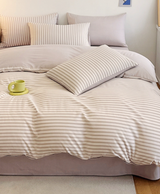 Coastal Washed Cotton Striped Duvet Cover & Pillowcases