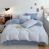 Coastal Washed Cotton Striped Bedding Bundle