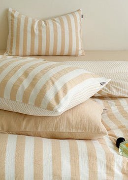 -Ever Lasting - Abigail Striped Bedding Set / Blue -Bedding Set -Ever Lasting