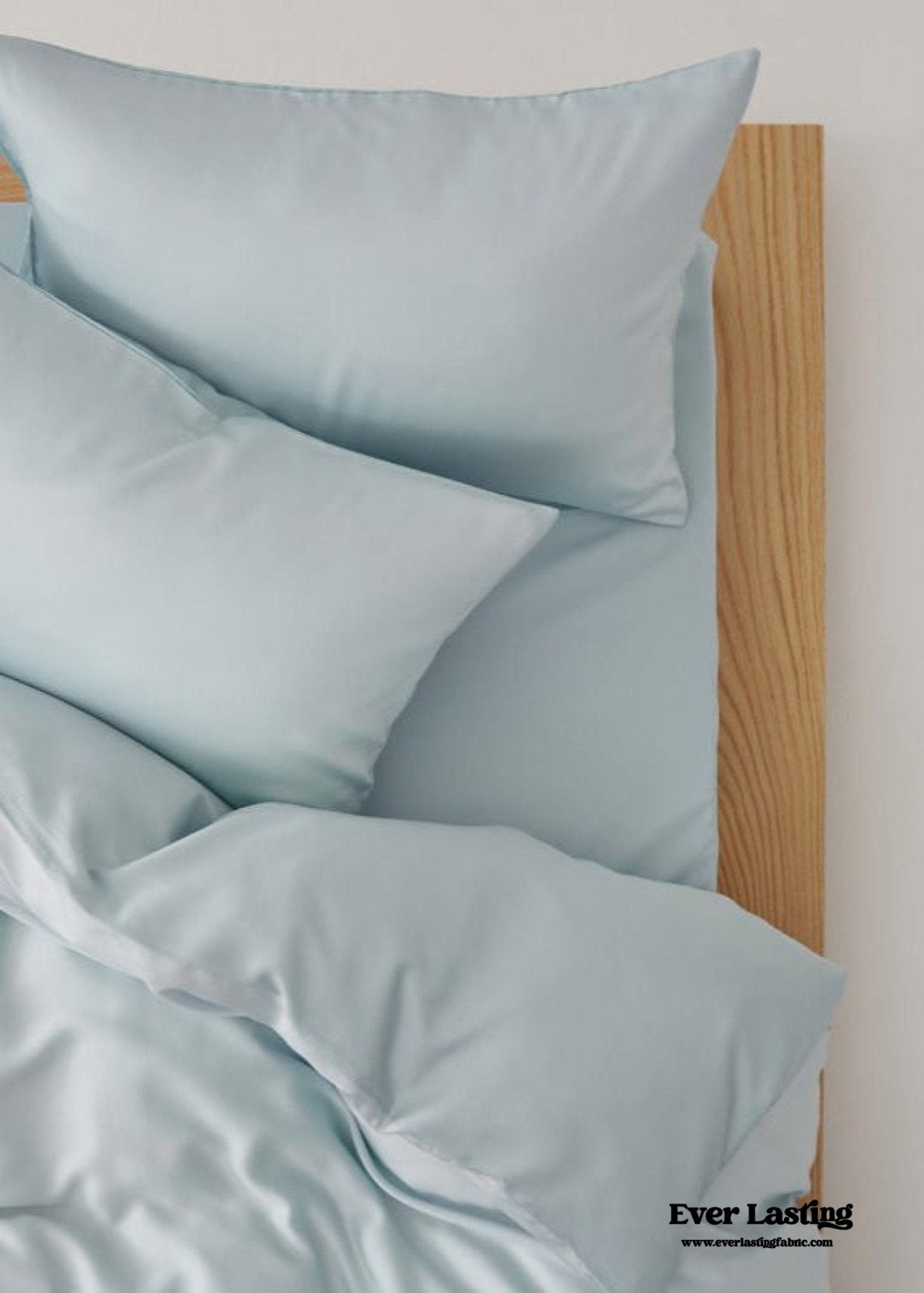 Adeline Pastel Silky Cooling TENCEL™ Bedding Set / Blue - Ever Lasting