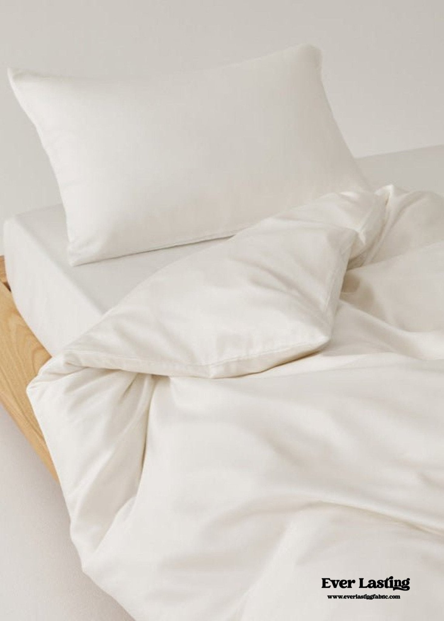 Adeline Pastel Silky Cooling TENCEL™ Bedding Set / Blue - Ever Lasting