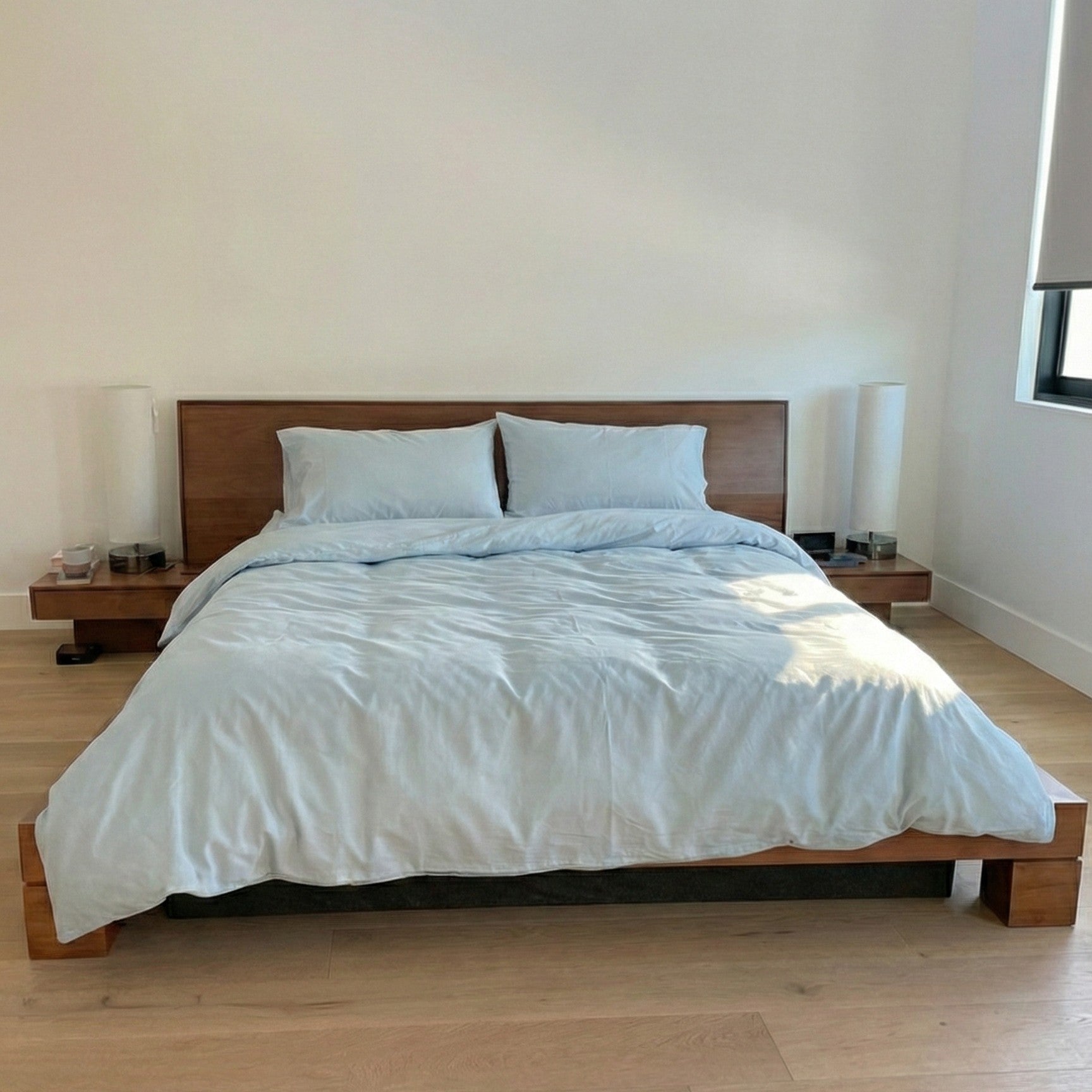  - Ever Lasting - Adeline Pastel Silky Cooling TENCEL™ Bedding Set / Blue - Bedding Set - Ever Lasting