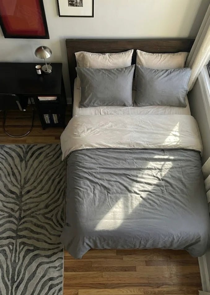  - Ever Lasting - Adeline Pastel Silky Cooling TENCEL™ Bedding Set / Blue - Bedding Set - Ever Lasting