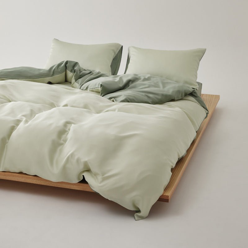 Adeline Pastel Silky Cooling TENCEL™ Bedding Set / Brown - Ever Lasting